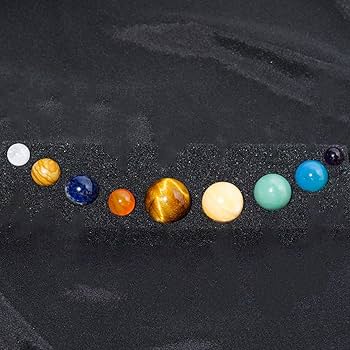 Amazon.co.jp: Colaxi 9x惑星ギフト太陽系モデル、幸運の家の